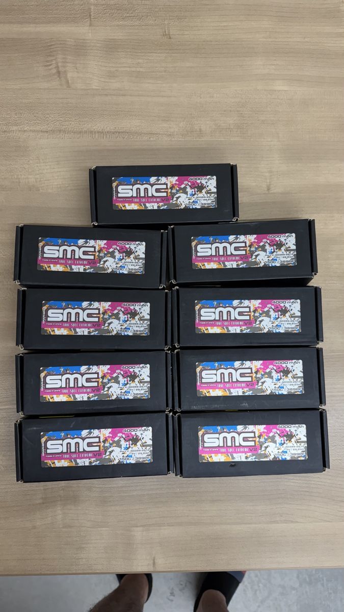 SMC RACING Drag Pack 2S 7.4v 4000mAh 150C Softcase LiPo Battery