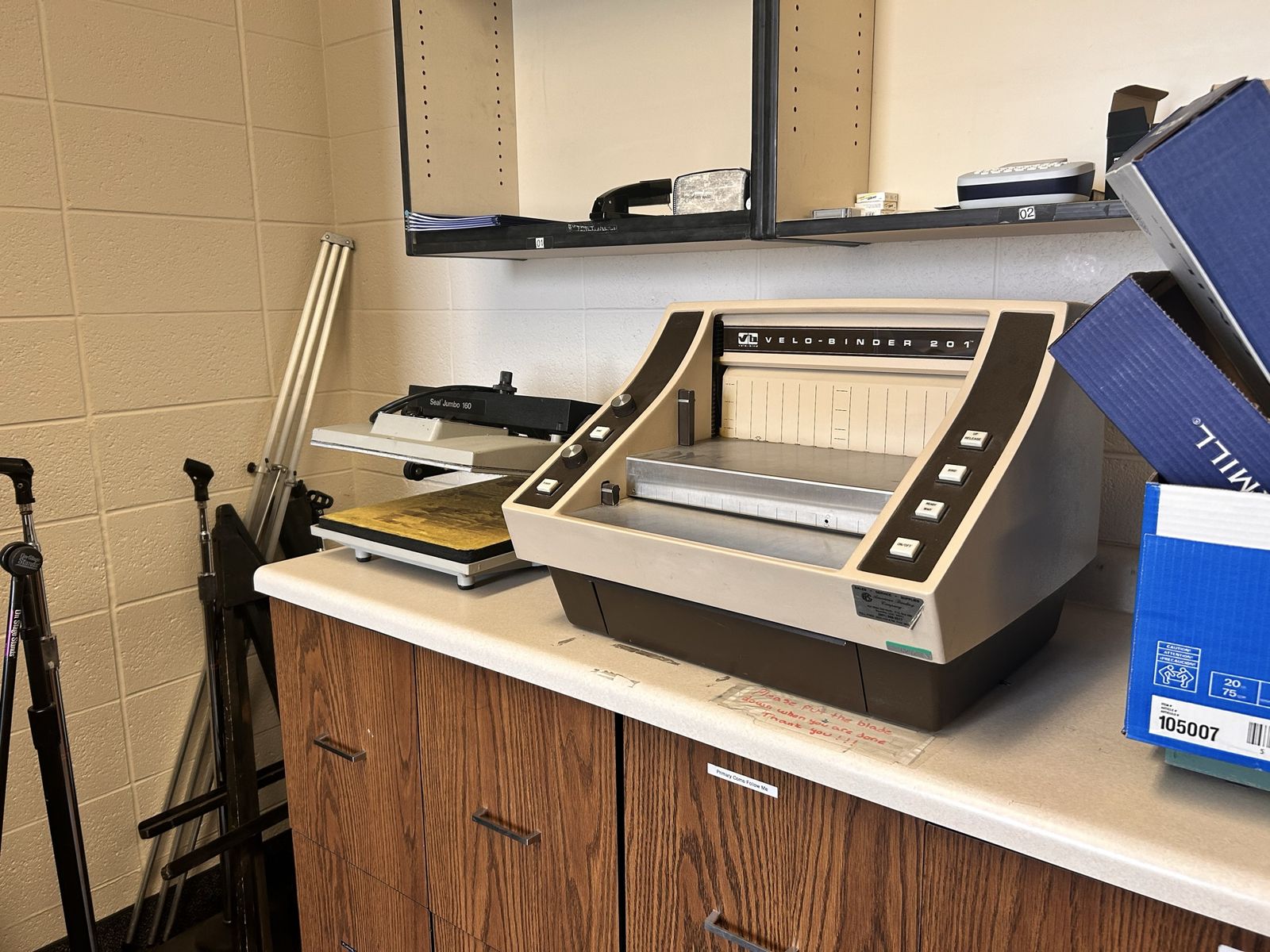 Binder and laminator