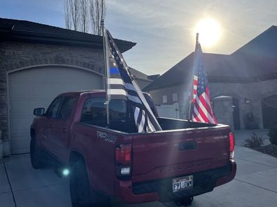 Bed Rail Flag Pole Mounts Toyota
