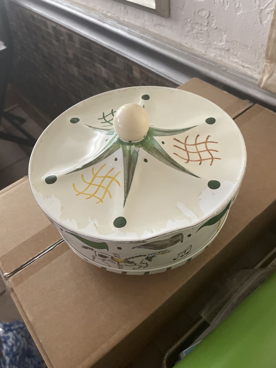 Carousel horse merry go round tin