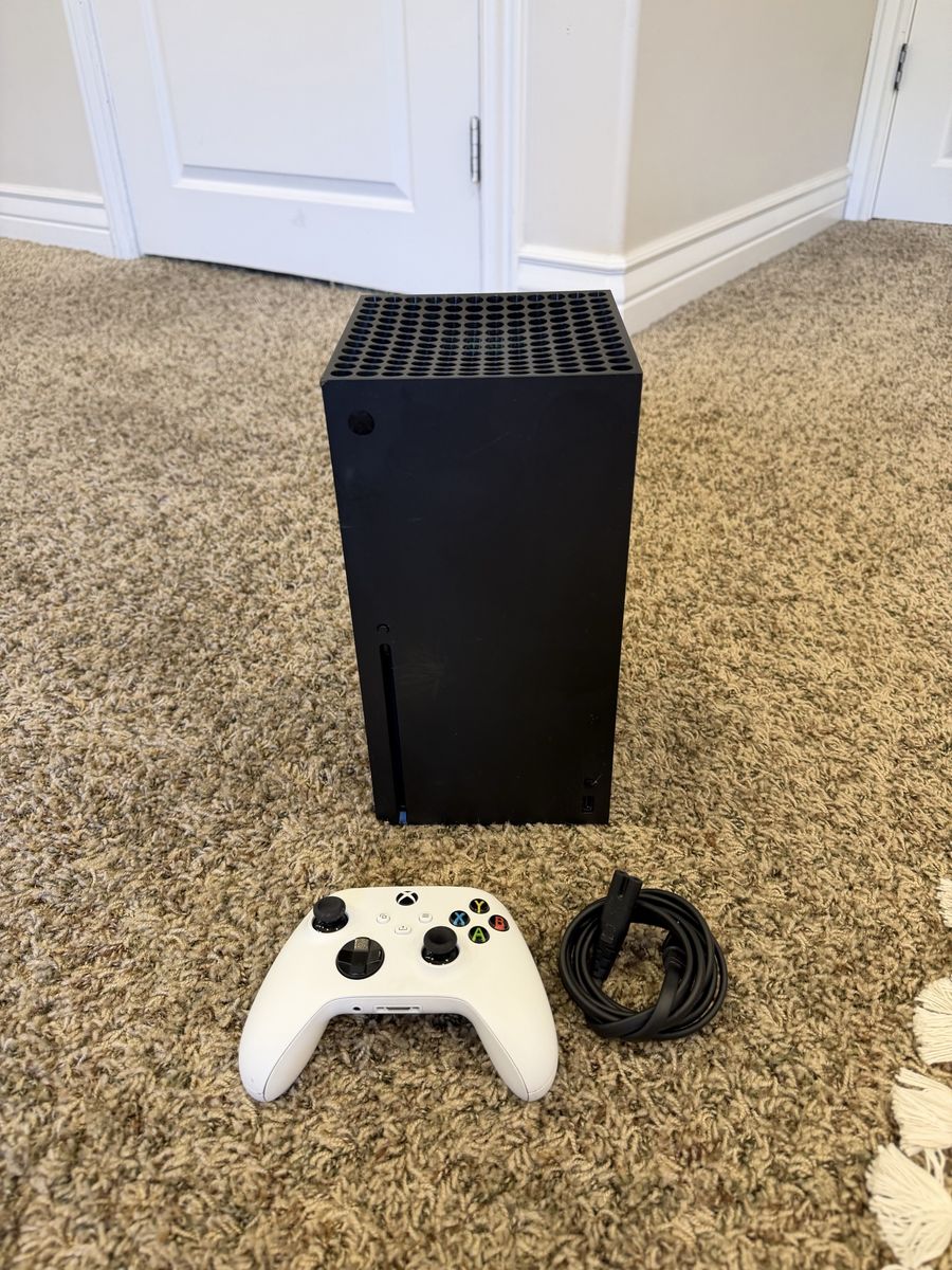 Microsoft Xbox Series X Console 1TB Black with White Wireless Controller & Power Cord