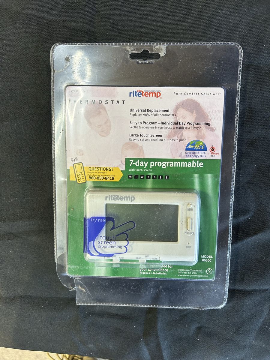 New Ritetemp 7-Day Programmable