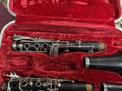 Evette Buffet Crampon Paris France B FLAT CLARINET GRENIDILLA WOOD