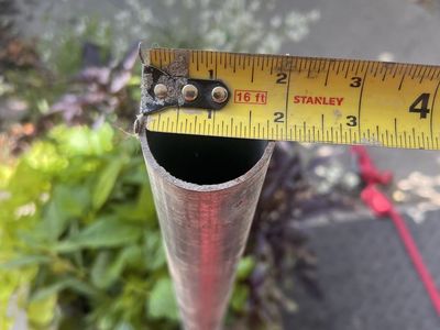 Steel Metal pipe tubing similar to electrical conduit