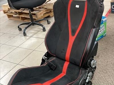 17-23 Mclaren 720S 2018 Front Left Driver Seat, Red Accents, (Broken)