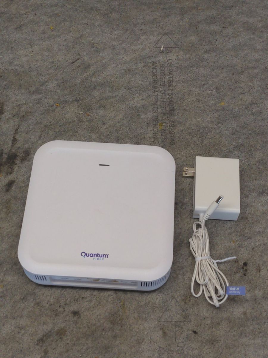 Quantum Fiber C6000XK WiFi 6 AXE11000 Tri-Band Mesh Router Modem with Power Supply