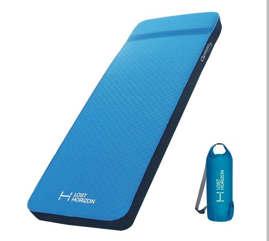LOSTHORIZON Self Inflating 3 in Camping Mattress