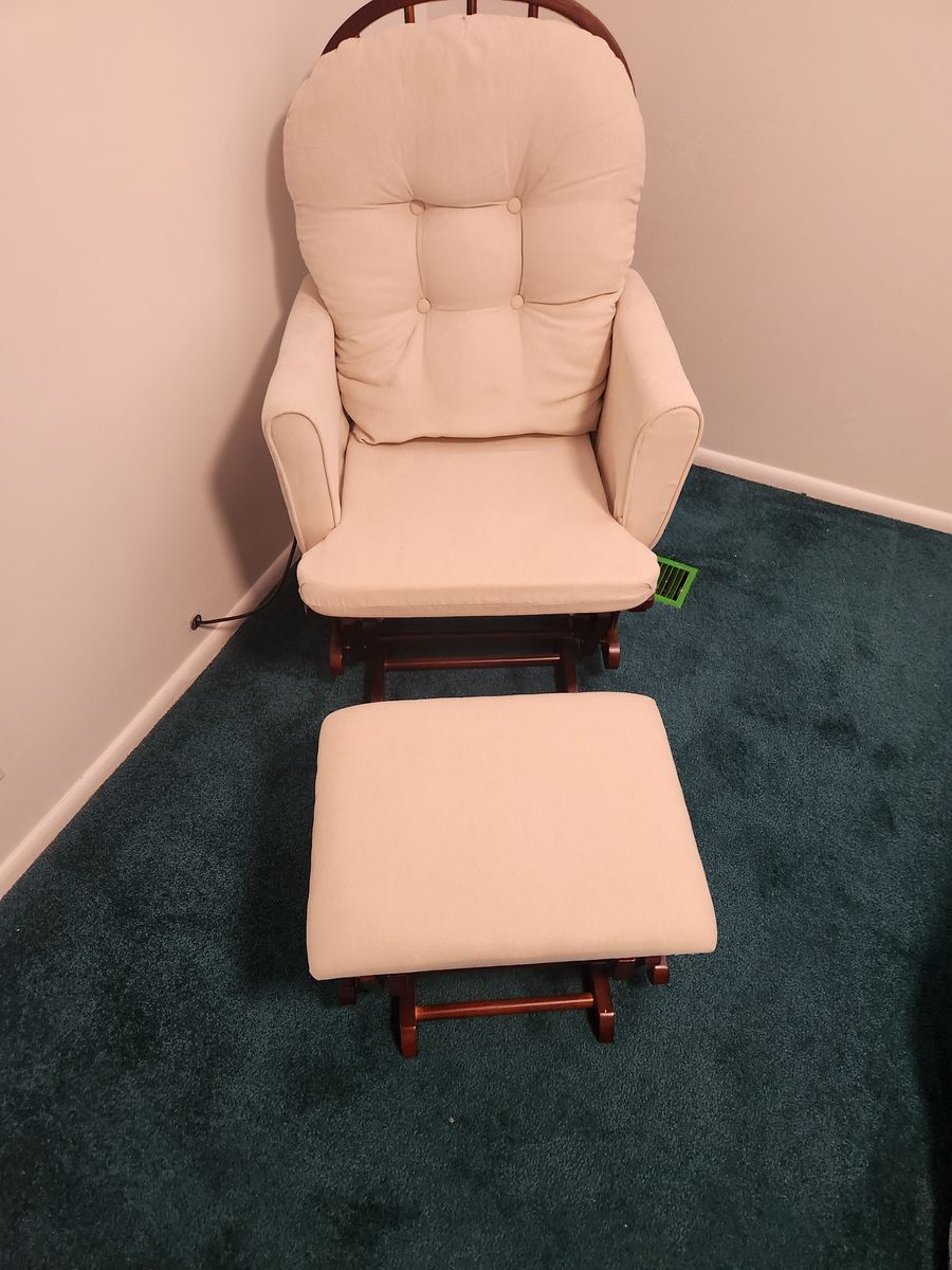 Glider chair and ottoman