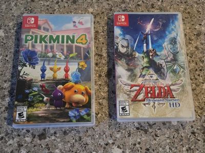 Nintendo Switch games $40 each including Zelda Skyward Sword! Trades considered!