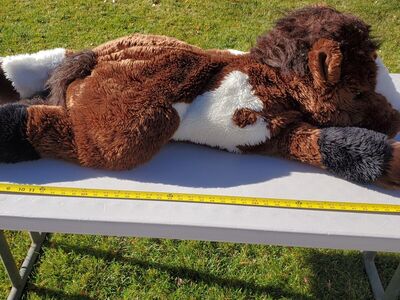 large stuffed horse
