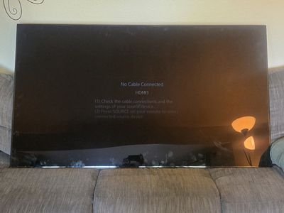 75" Samsung Smart TV - Has 1 bad LED strip. (dark line)