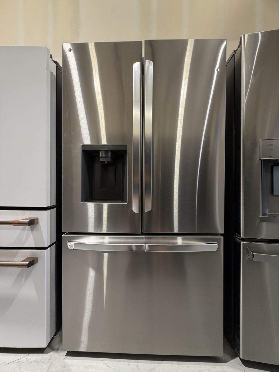 36” 26 Cu. Ft. Counter-Depth MAX® French 3-Door Refrigerator | Ice & Water Dispenser