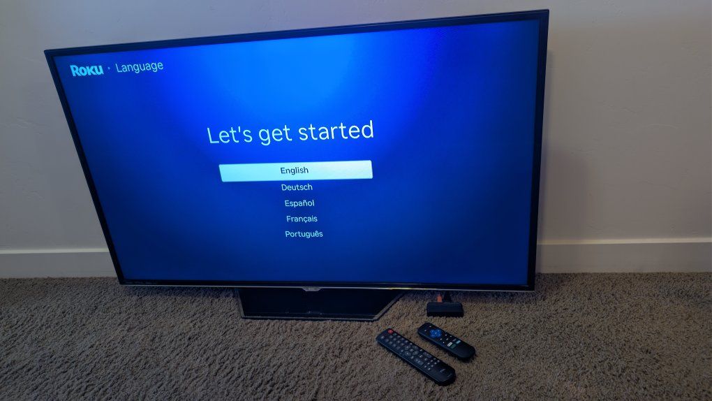 48" 1080p HDTV + Roku Streaming Device + 2 Remotes