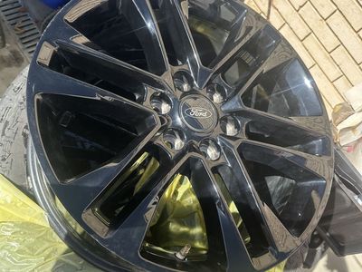 Stock Black Ford rims