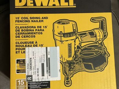 New Dewalt Pneumatic 15-Degree Coil Siding Nailer
