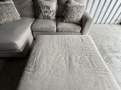Sectional and ottoman - Free delivery!