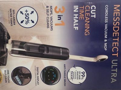 Nee in box!! Tineco Floor One Go H2O Hammerhead MessDetect Ultra Cordless Vacuum & Mop