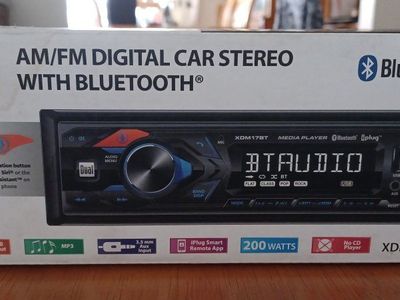 NEW AM/FM Digital Car Stereo with Bluetooth