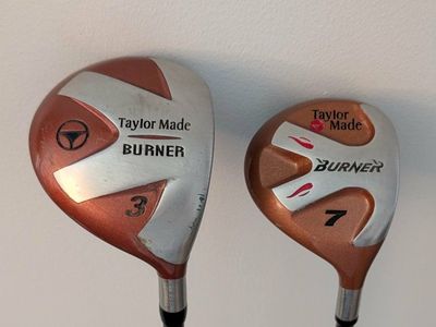TaylorMade Burner 3 & 7 Woods