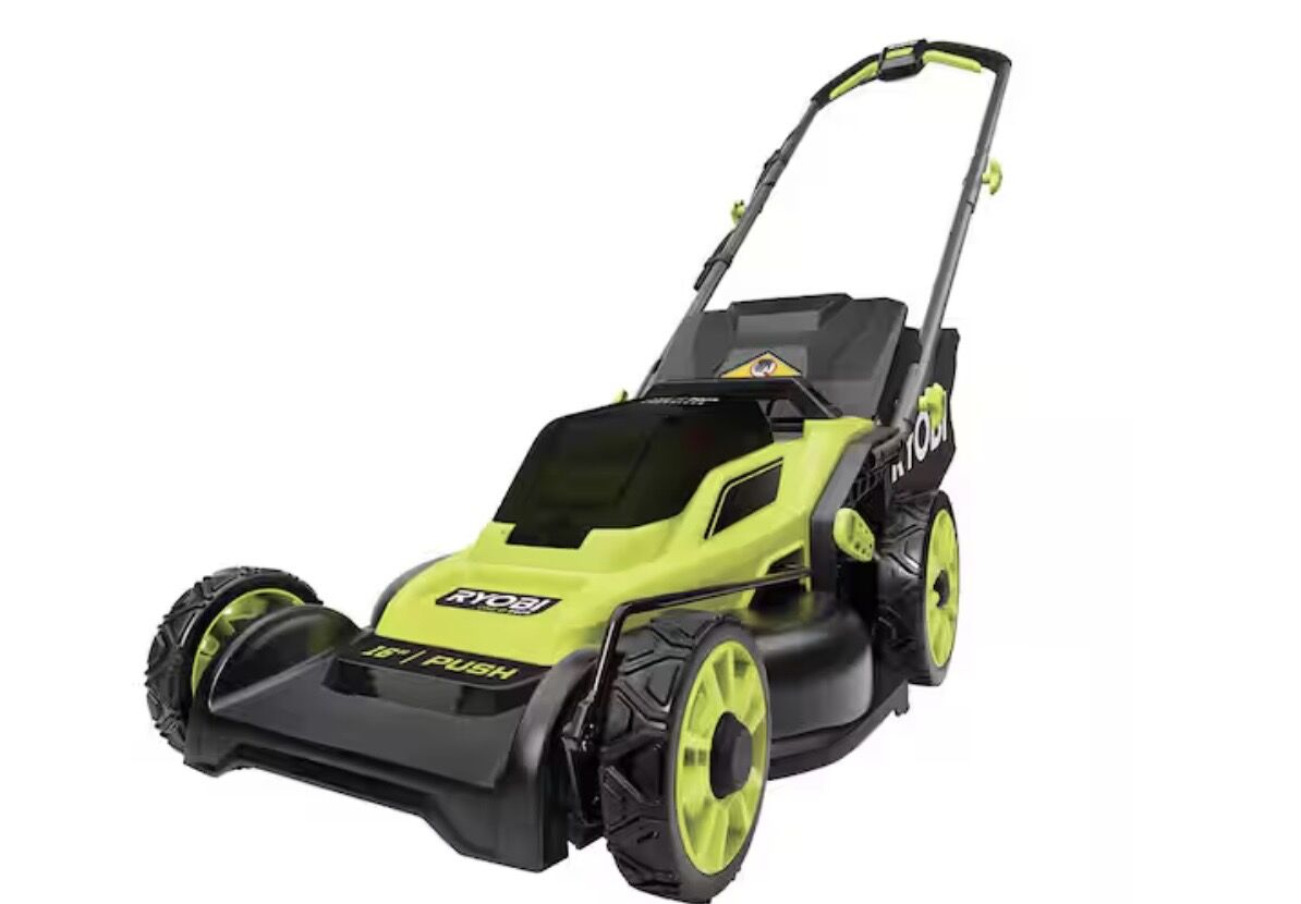RYOBI ONE+ HP 18V Brushless 16 in. Cordless Battery Walk Behind Push Lawn Mower (Tool Only)