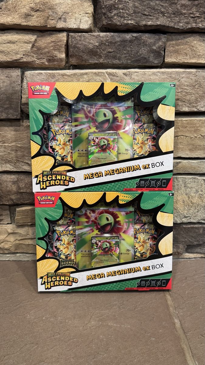 Pokémon Ascended Heroes Mega Emboar Ex Box Pokemon Ascended Heros