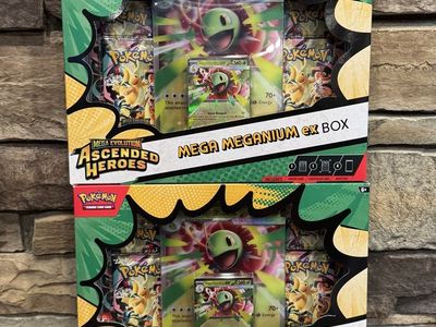 Pokémon Ascended Heroes Mega Emboar Ex Box Pokemon Ascended Heros