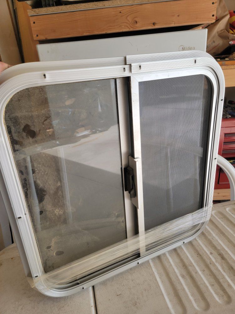 4 custom windows  ,for trailers ,toy haulers.