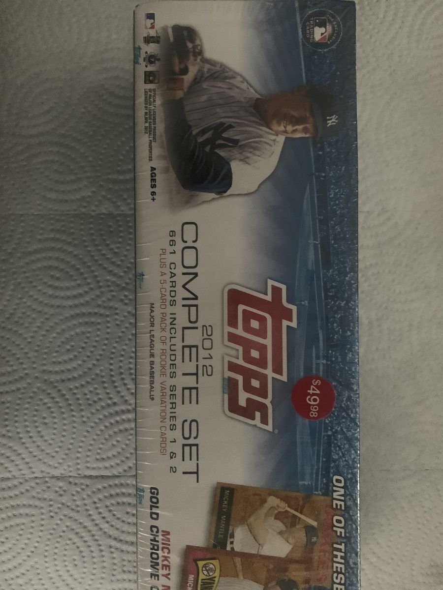 2012 Topps Baseball Factory Set Sealed