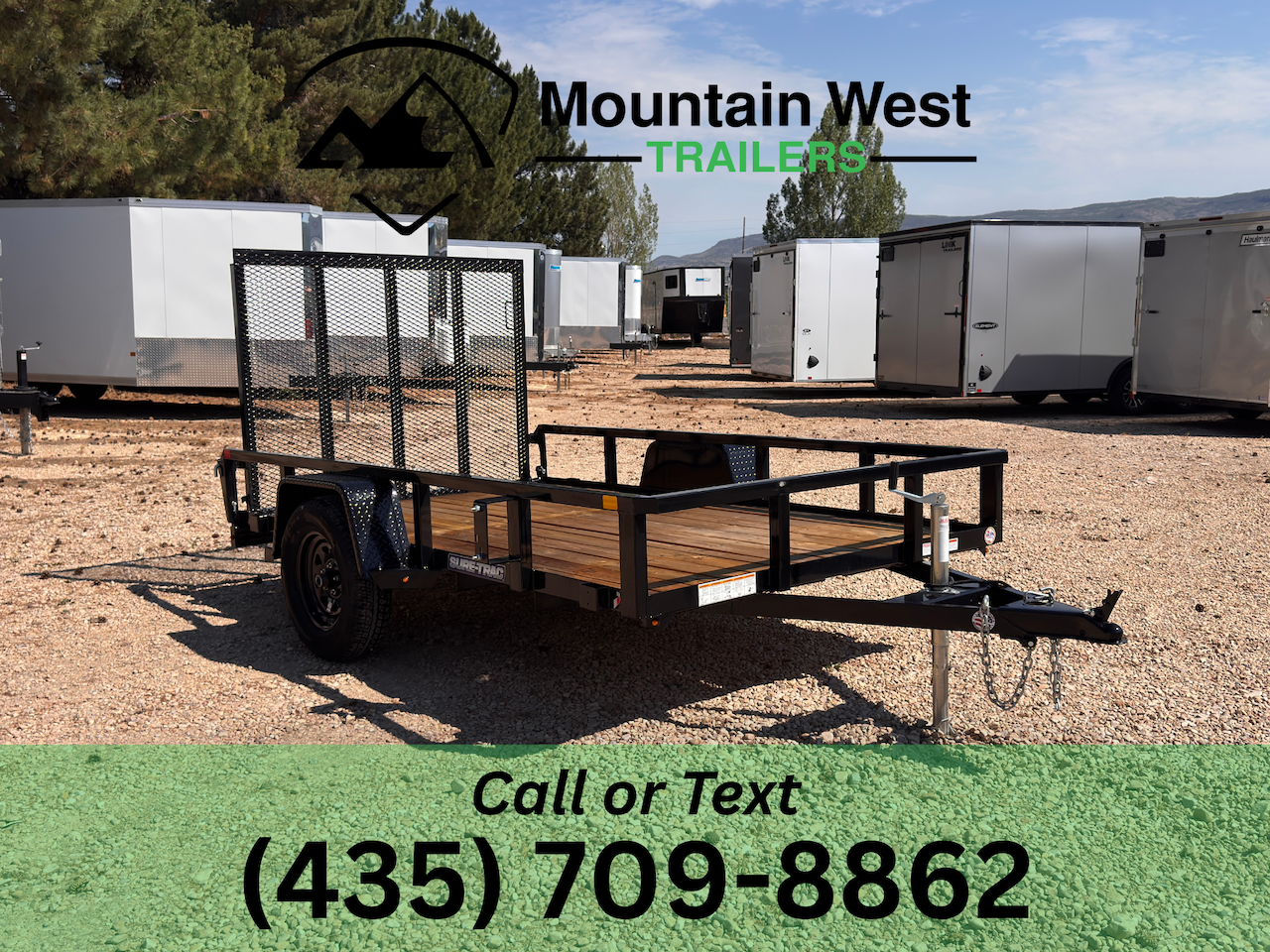 2025 SURE-TRAC 6X10 Single Axle Utility Trailer