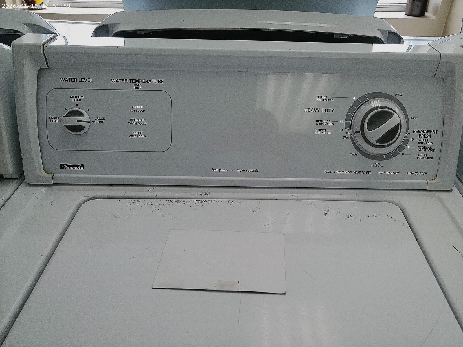 Heavy Duty Top Load Washer~90 Day Guarantee