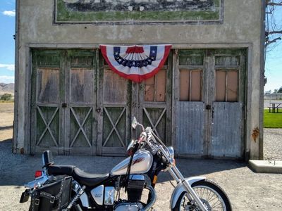 Suzuki LS650 Savage Cruiser Motorcycle - Silver