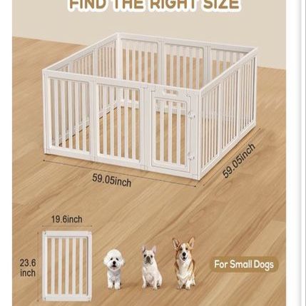 Plastic dog fence