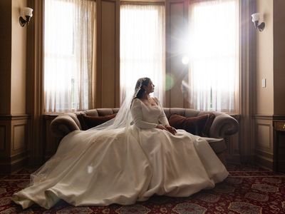Wedding Dress - Veil is included