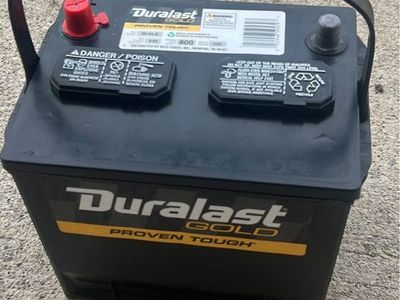 Car battery, brand new never used, 35-DLG duralast
