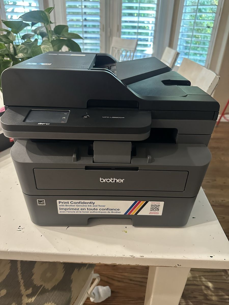 Brother Wireless Compact Monochrome All-in-One Laser Printer with Copy, Scan and Fax,