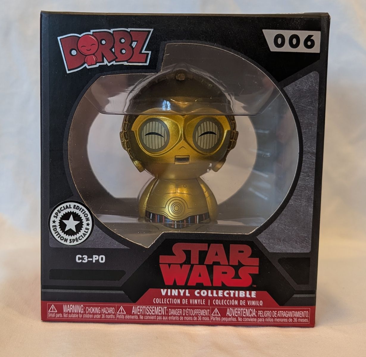 Funko Dorbz Star Wars C-3PO Vinyl Figure #006 - Special Edition Disney Parks