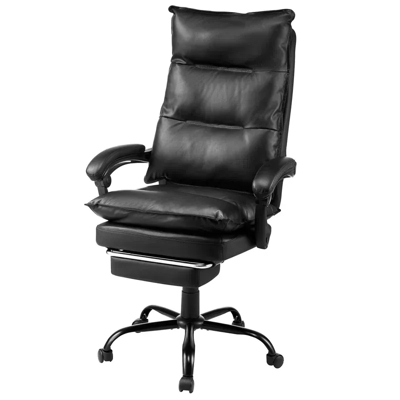 Executive Office Chair with Footrest, 400Lb