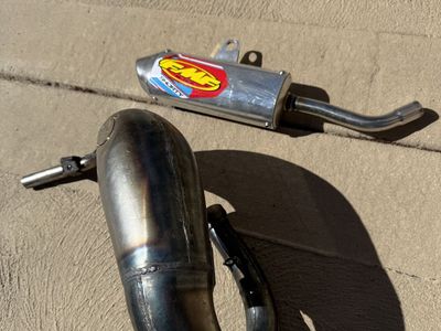 New FMF Factory Fatty Pipe and Silencer