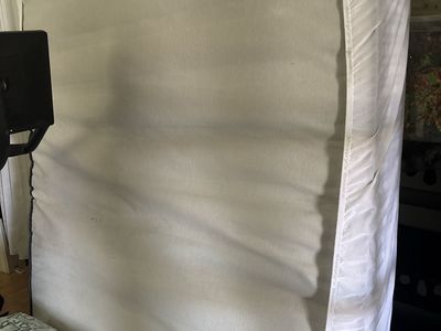 Queen Mattress with Frame Pieces