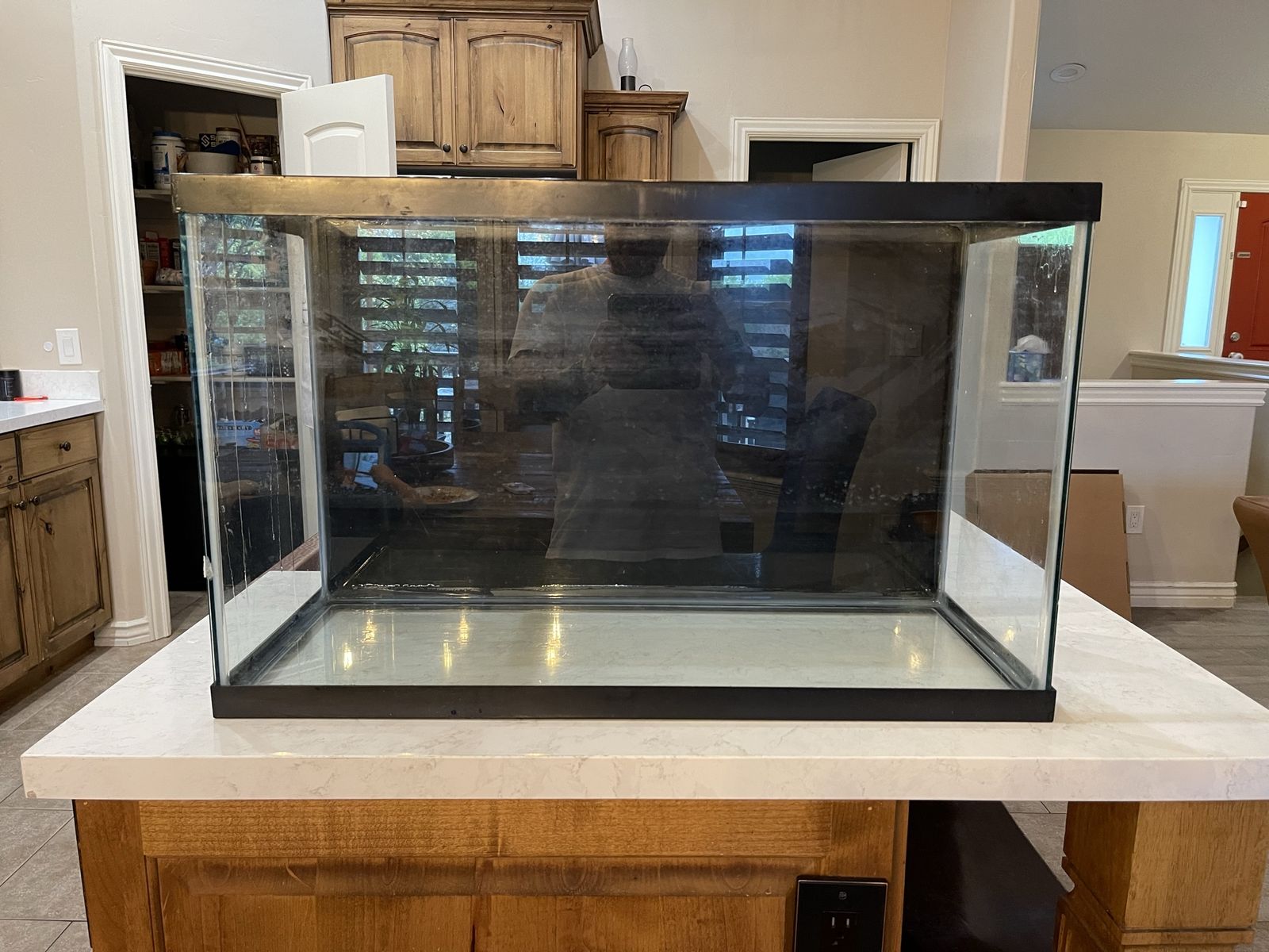 30 gallon fish tank.