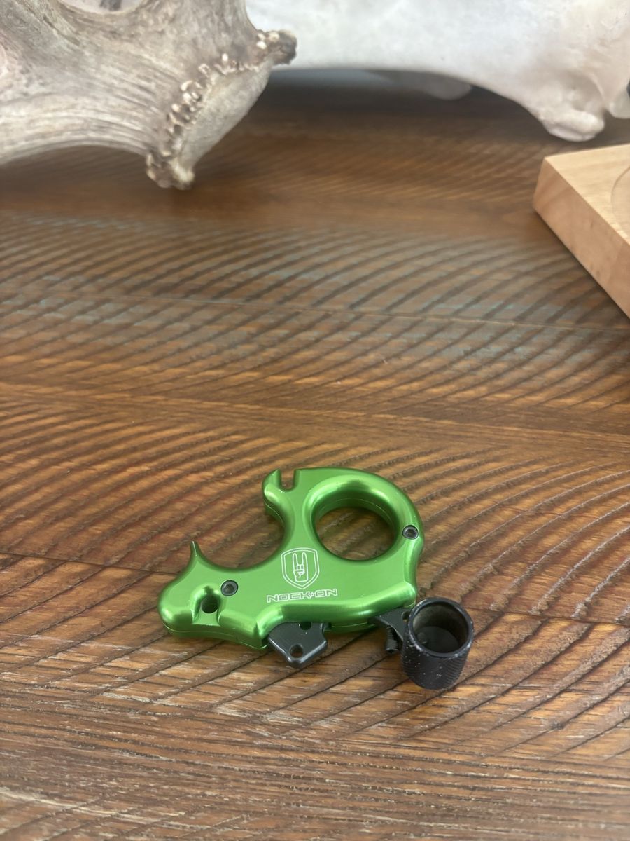 Nock On Nock 2 It Custom Archery Release - Green / Black