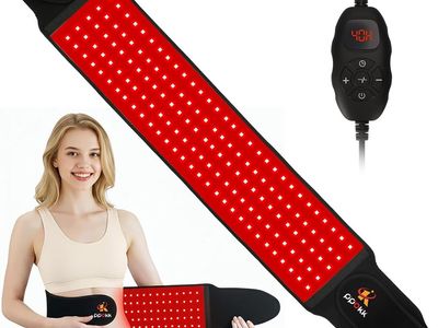 NEW Red Light Therapy for Body,150 LEDs Infrared Light Therapy Wrap Belt for Waist,Upgraded 3 in 1 Led Beads,660nm Red Light