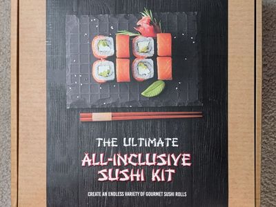 CraftZee 42-Piece Sushi Making Kit with Rice Cooker - Open Box