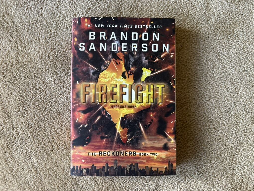 SIGNED Firefight, by Brandon Sanderson (paperback)