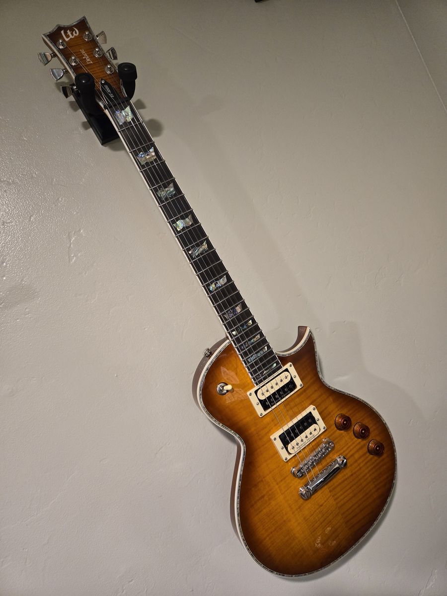 ESP EC-1000 Deluxe Amber Burst