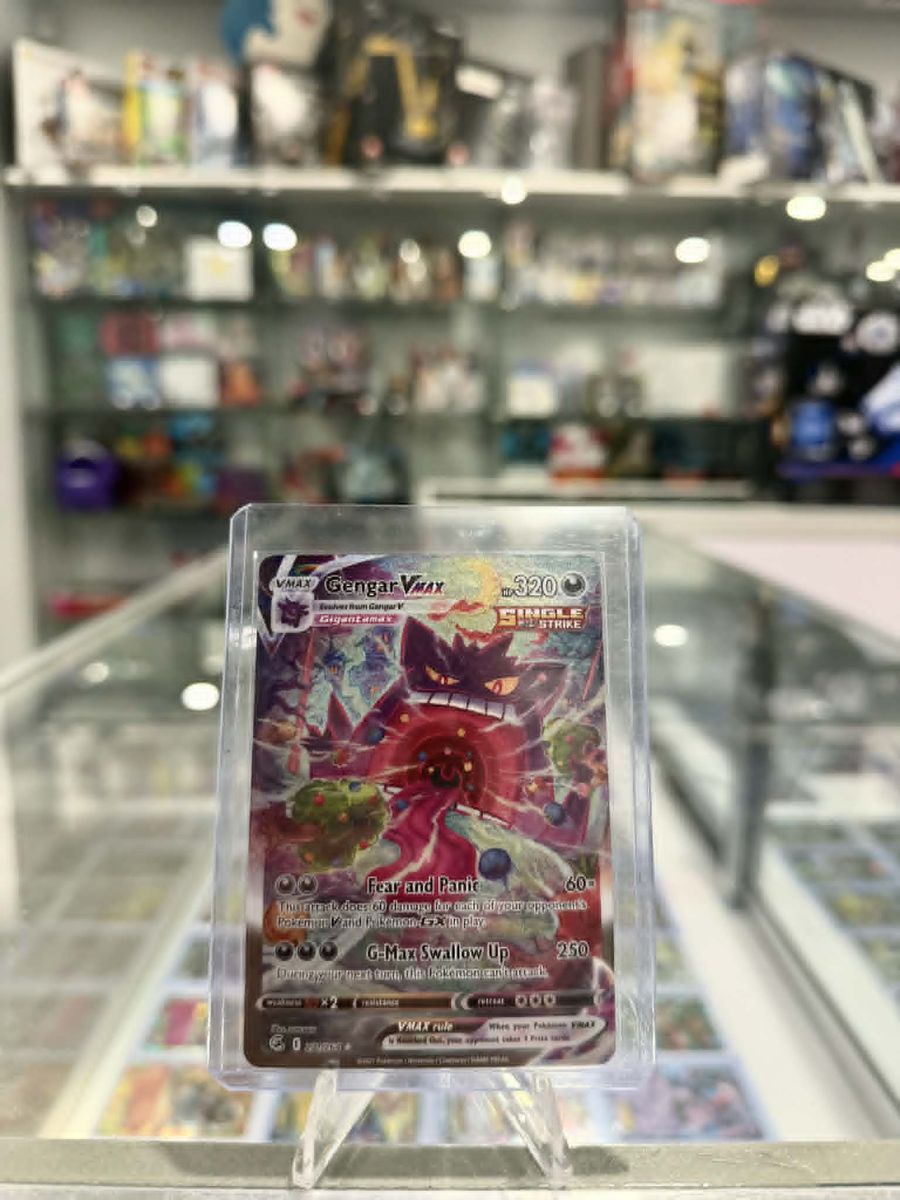 Pokemon Gengar VMAX (Alternate Art Secret) - SWSH08: Fusion Strike (SWSH08)