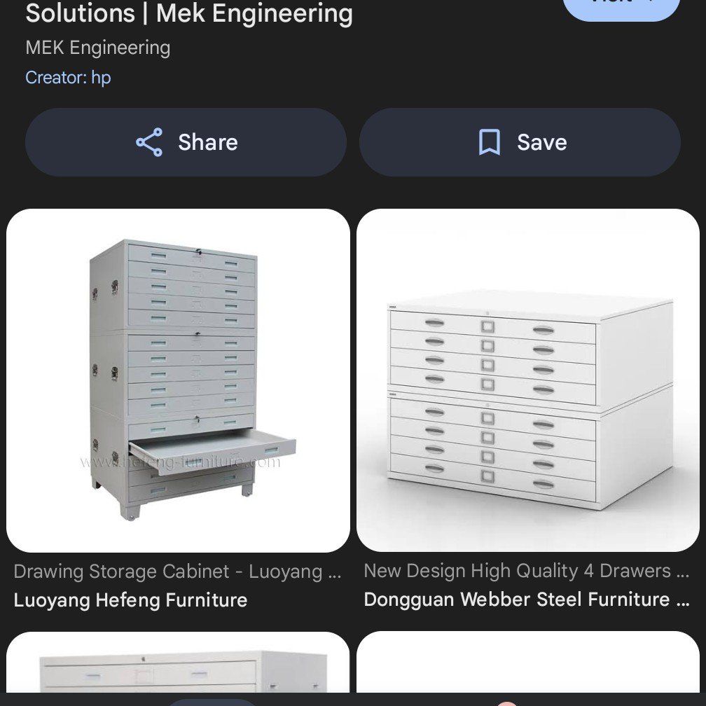 ISO Flat File Cabinet