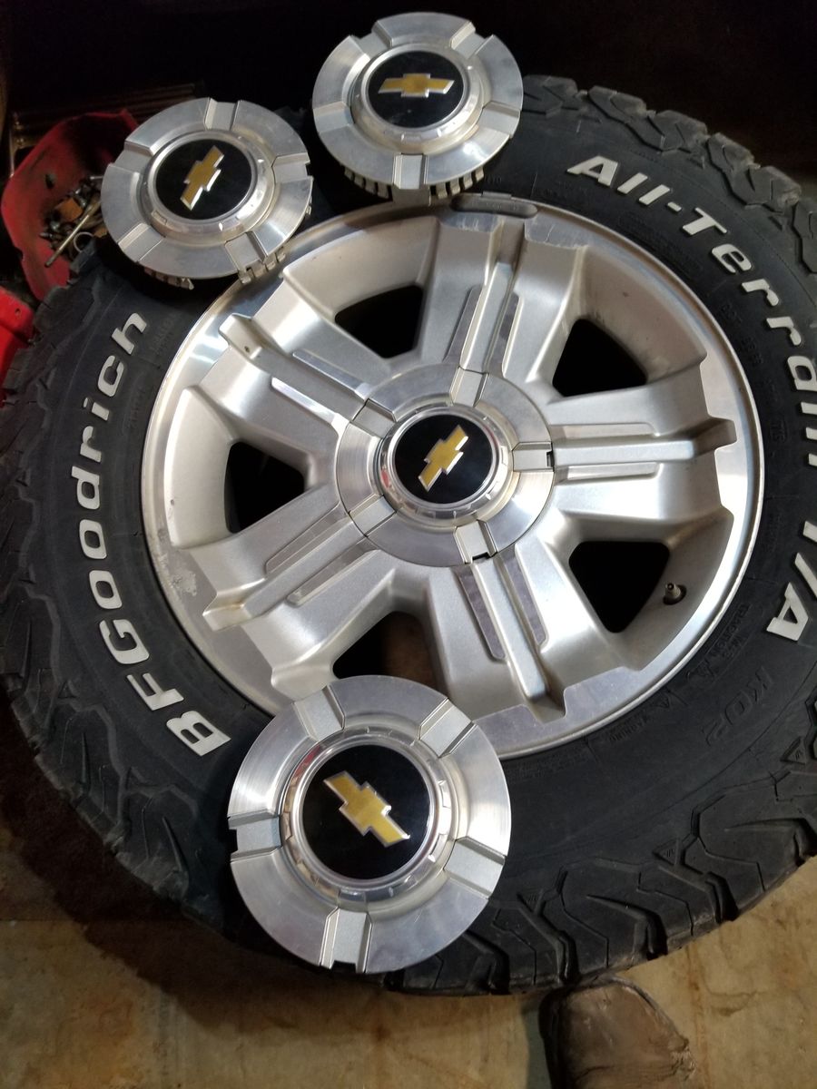 Chevy Tahoe Suburban Silverado Wheels with BFG tires