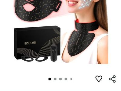 Red Light Therapy for Face & Neck, Red Light Mask