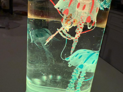 New in box Jellyfish Lamp Night Light